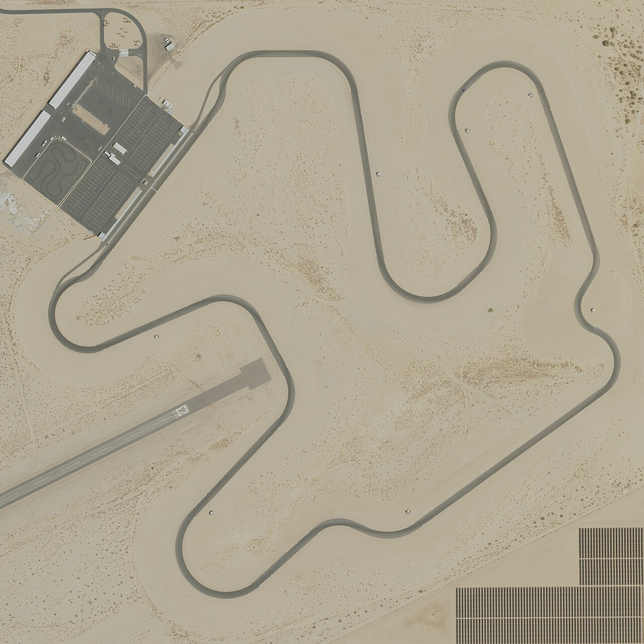 Chuckwalla Valley Raceway — Aerial photo of Chuckwalla Valley Raceway taken for the National Agriculture Imagery Program, 0.6-meter resolution