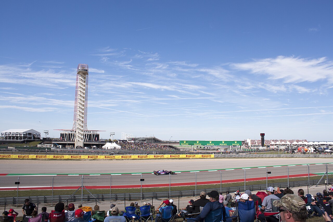 Circuit of the Americas — Circuit of the Americas during the 2018 US F1 Grand Prix with Scuderia Toro Rosso on track