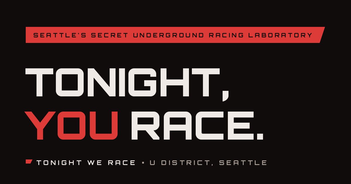 Tonight We Race!