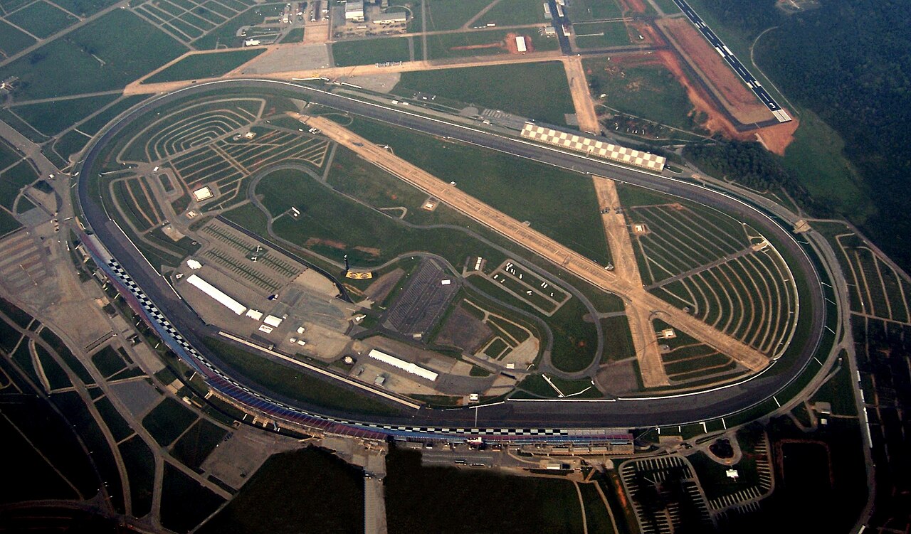 Talladega Superspeedway — This image is of the Talladega Superspeedway, located in Talladega, Alabama. The image was taken from approximately 5000ft MSL (4500ft AGL) 