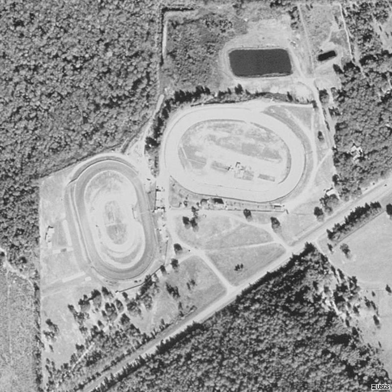 Volusia Speedway Park — Aerial view of Volusia Speedway Park, in Barberville, Florida, United States